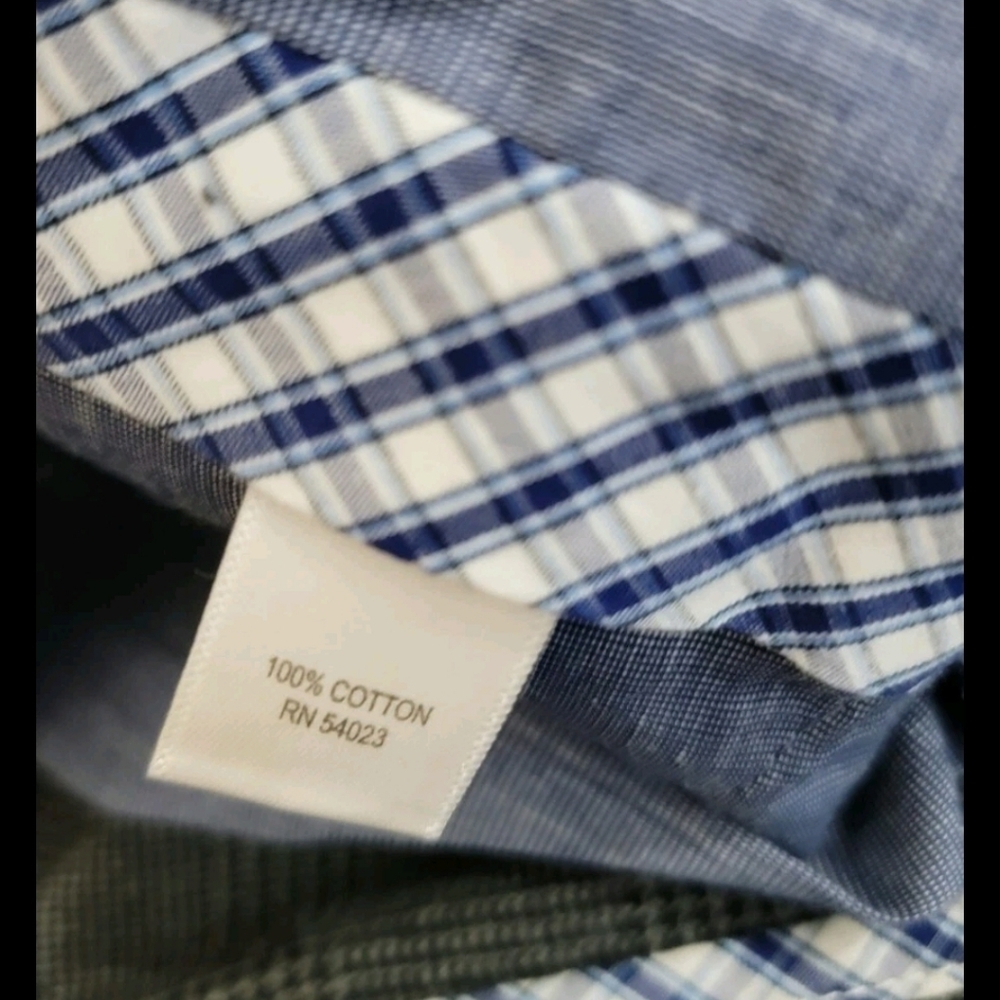 Banana Republic Kentfield Men's Straight Fit Dark Gray Plaid Pants Sz 35x30 - Picture 11 of 12